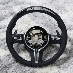 Volante Deportivo <span class=keywords><strong>de</strong></span> Cuero con LED Negro para BMW M3 M4 M5 F23 F20 F22 F25 F26 F30 F32 F35 F34 F36 F82 F10 F12 F15 F16 F18 E87 E90 E71 - Product Image 3
