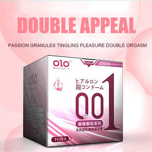 Préservatif à l'acide hyaluronique hydratant longue durée en latex <span class=keywords><strong>ultra</strong></span>-<span class=keywords><strong>fin</strong></span> - Product Image 3