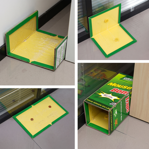 Trampa Adhesiva para Ratones Control de Plagas, Libro Pegajoso, Tablero de Pegamento para Atrapar Ratas y Ratones - Product Image 3