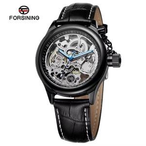 For Custom Leather <b>Skeleton</b> Mens Sports Mechanical <b>Watch</b> with Power Reserve New <b>Automatic</b> - Product Image 1