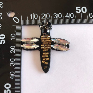 Cuciti con artigli di cristallo fatti a mano accessori per libellula per insetti - Product Image 2