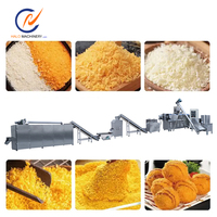 Machine d'extrudeuse de chapelure Panko à haut rendement électrique pour l'industrie alimentaire et l'application de gâteaux à base de farine de maïs