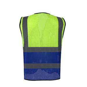 Gilet di Sicurezza Riflettente ad Alta Visibilità di Grado Professionale in Tessuto Lavorato a Maglia Durevole con Riflettori - Product Image 4