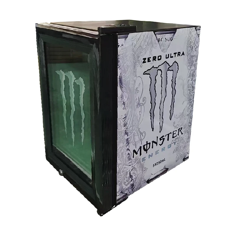 Monster Energy ドリンク用冷蔵ショーケース 小型 ミニ冷蔵庫 ソフト