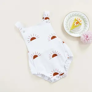 Baby Girl Sleeveless Infant One-piece Bodysuits Clothing Romper