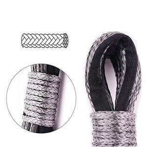 Cordon de treuil en nylon 5 mm x 15 m, cordon utilitaire bleu haute résistance pour remorquage de voiture - Product Image 3