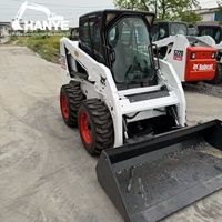 Chargeuse compacte Bobcat S160 d'occasion de haute qualité, faible nombre d'heures de travail, machine d'origine prête pour l'expédition maritime