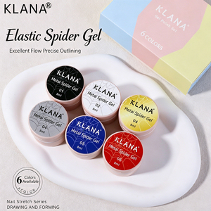 <b>Elastic</b> Thread Spider Gel Nail Polish DIY Nail Design Gel <b>Elastic</b> Wire Drawing UV LED Gel for Abstract Line Art Nail Decoration - Product Image 1