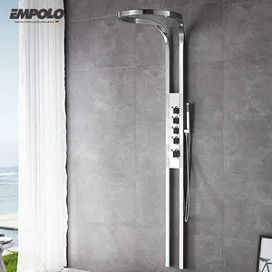 Empolo ชุดก๊อกน้ำฝักบัวอาบน้ำแบบโมเดิร์นหรูหราทันสมัย, ฝักบัวติดผนังฝักบัวในโรงแรม