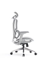 Chaise de jeu professionnelle à dossier haut avec support lombaire ergonomique, accoudoirs réglables, confort inclinable pour les longues sessions