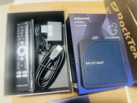 Nouvelle Arrivée Box TV Certifiée Google RockTek G2 Amlogic S905X4 4G 32G Android TV 12 4K WiFi 6 1000M Box TV Gaming Certifiée Google