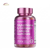 Gummies de glutathion à haute teneur en protéines, marque privée, pour blanchir la peau, collagène, biotine, supplément de beauté éclatante, OEM