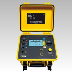 Megóhmetro CA 6505 5 KV, Probador de Aislamiento, Rango 10 K-10 T, Programable 40-5100 V, Origen Francia, 1 Año de Garantía DAR/PI - Product Image 1