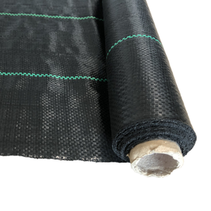 Toile <span class=keywords><strong>géotextile</strong></span> <span class=keywords><strong>anti</strong></span>-mauvaises herbes en HDPE tissé haute densité, résistante aux UV et durable, pour couverture de sol de <span class=keywords><strong>jardin</strong></span>, noire, avec service de découpe - Product Image 1