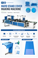 Machine de production automatique de bavoirs et de tampons dentaires non tissés à haute productivité avec PLC et moteur