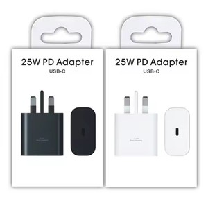 25W UK Plug Adattatore da viaggio Super veloce ricarica USB C caricatore da muro per <span class=keywords><strong>Samsung</strong></span> <span class=keywords><strong>Galaxy</strong></span> S25 S24 S23 <span class=keywords><strong>S22</strong></span> <span class=keywords><strong>Ultra</strong></span> caricatore per cellulare - Product Image 2