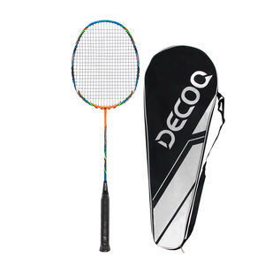 Raquette de <span class=keywords><strong>badminton</strong></span> professionnelle en fibre de carbone de haute qualité, durable, offensive complet avec poignée en PU souple et dure, équipement sportif très vendu - Product Image 1
