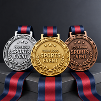 Médaille en métal moulé sur mesure de haute qualité, médaille en métal 3D en relief pour événement sportif, conception d'événement sportif