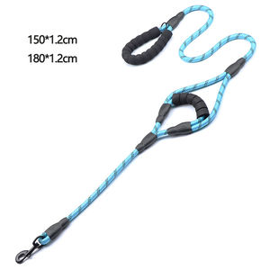 Correa para Perros de 1.5M 1.8M, Manos Libres, Sólida, de Lujo, de Poliéster Reflectante, Resistente, Acolchada con Neopreno, con Doble Asa, para Pasear Perros al Aire Libre - Product Image 2