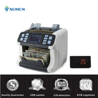 Machine de compteur de monnaie NUMEN Chine avec détecteur de contrefaçon