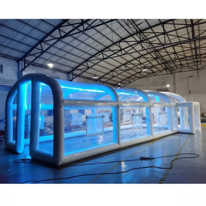 Carpa inflable portátil personalizada, cubierta transparente para piscina, carpas hinchables - Product Image 1