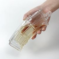 Vente en gros de bouteille de vodka vide de 200ml en forme de yacht bouteille de whisky transparente avec couvercle de bouchon de guala bouteilles de boisson liqueur de vin spiritueux jus