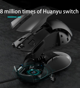 Ratón para juegos personalizado OEM GK168 Gamer Sensor óptico 7200DPI Ratón ligero para PC portátil - Product Image 6