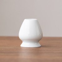 Soporte de Cerámica Rosa Premium para Batidor de Matcha, Herramienta de Mantenimiento para Chasen de Bambú, Batidor de Té Japonés