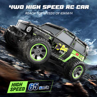 Coche RC Todoterreno a Escala 1:10, Motor sin Escobillas de Alta Velocidad, Resistente al Agua, Camión de Control Remoto de 2.4GHz para Niños y Adultos