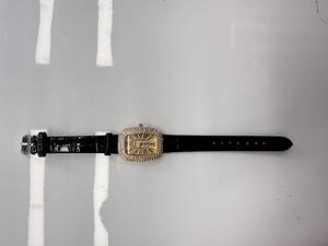 Orologio DK da Donna con Cinturino in Pelle, Cassa Rettangolare Placcata Oro, Smartwatch alla Moda - Product Image 3