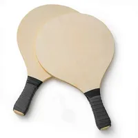 Профессиональная деревянная пляжная ракетка для тренировок, Высококачественная пляжная теннисная ракетка