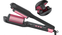 Plancha de Pelo Eléctrica PTC Personalizada OEM&ODM, Rizador de Pelo de 3 Barriles, Cerámica Iónica, Profesional, con Pantalla LCD Digital, para Todo Tipo de Cabello