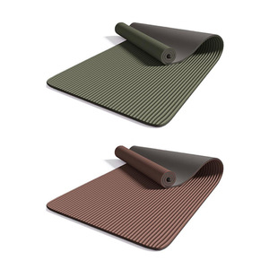 Thân Thiện Với Môi Hai Lớp Nbr Chống-Trượt <span class=keywords><strong>Yoga</strong></span> Pilates <span class=keywords><strong>Mat</strong></span> 8Mm Dày Bọt Tập Thể Dục <span class=keywords><strong>Mat</strong></span> Với Biểu Tượng Tùy Chỉnh Cho Tập Luyện Kinh Nghiệm - Product Image 5