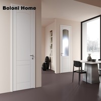 Portes intérieures modernes en bois massif avec placage et finition teintée MDF, designs de portes intérieures en bois massif pour hôtels et appartements