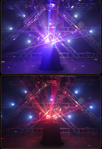 <span class=keywords><strong>WF</strong></span> lumières rotatives colorées contrôle du son cristal boule magique lumière laser pour salle de fête ktv - Product Image 4