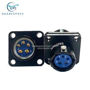 Huadespace-Conector de enchufe de aviación de 5 pines, conector circular hembra chapado en oro de cobre, original, de la marca Huadespace-55 ~ + 125 - Product Image 4