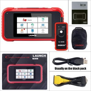 Lecteur de code professionnel Creader 129E CRP129E, fonction OBD2 complète, outil de haute qualité 12V pour plusieurs marques de voitures, garantie de 24 mois - Product Image 1