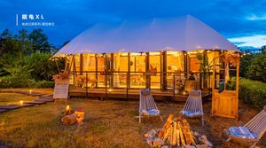 Taille S-XL Log Cabin Resort Structure en bois Maison Hôtel Communauté Extérieur Terrasse Lodge Tentes <span class=keywords><strong>Chalet</strong></span> pour Homestay Scenic Area - Product Image 4