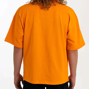 เสื้อยืดคอกลมทรงหลวมคุณภาพสูงสำหรับผู้ชาย  รับสกรีนโลโก้ ผ้าหนา 240 กรัม 100% ผ้าฝ้าย เสื้อยืดโอเวอร์ไซส์ผู้ชาย - Product Image 6