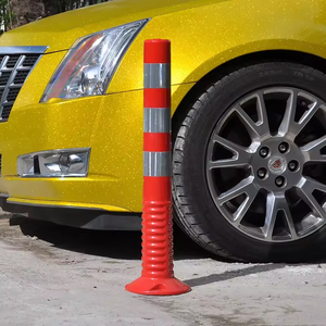 75CMフレキシブルボラード交通安全赤 & 白<span class=keywords><strong>PU</strong></span>警告ポスト - Product Image 3