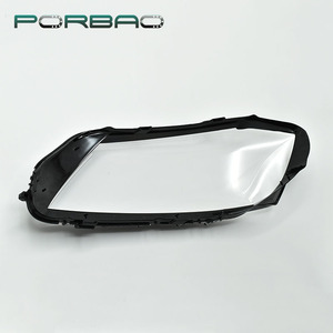 PORBAO Copertura Trasparente in Vetro con Bordo Nero per Faro Anteriore <span class=keywords><strong>Passat</strong></span> B7 - Product Image 5