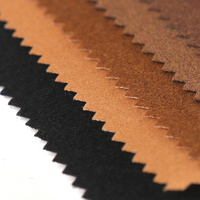 Tissu de revêtement en faux daim doux de luxe 180GSM en polyester à fibres îliennes pour la décoration intérieure moderne