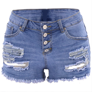 Shorts In Denim Strappati - PULL&BEAR - Foto 4