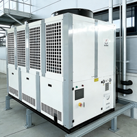 Refroidisseur d'eau industriel à vis à air refroidi 78kW-530kW de type semi-fermé pour le moulage plastique et le refroidissement chimique