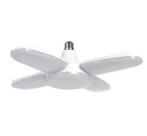 Pale de ventilateur pliable 60w, <span class=keywords><strong>ampoule</strong></span> <span class=keywords><strong>LED</strong></span>, lumière réglable au plafond, lampe déformable à quatre feuilles - Product Image 1