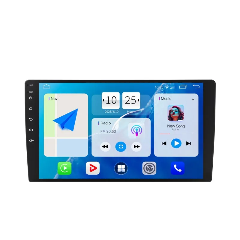Universal din 1 + 16 2G 9 10 "polegadas Touch Screen Multimedia Car Dvd Player para Android Unidade de Cabeça Android Rádio Do Carro