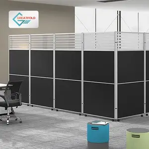 Divisorio pieghevole del pannello divisorio dell'ufficio portatile su ruote per il muro divisorio dell'aula di scuola - Product Image 4