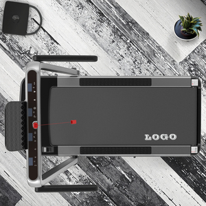 Có thể gập lại đỉnh 1.9hp tốc độ 12 km/h Max người dùng trọng lượng 100kg Máy chạy bộ điện chạy máy để sử dụng nhà - Product Image 3