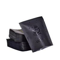 JNH Nouveau Design Eco Friendly Aluminium Folie Verpackung Noir Goutte à goutte Sac de Café Emballage quantité minimale de commande 100PCS