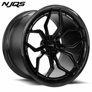 ล้อฟอร์จ NJQS แบบ 2 ชิ้น สำหรับรถยนต์นั่งส่วนบุคคล คาร์บอนไฟเบอร์เต็มวง สำหรับรถเมอร์เซเดส ขนาด 5x114.3 5x120 5x130 18 19 20 21 22 นิ้ว - Product Image 1